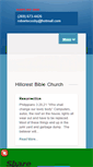 Mobile Screenshot of hillcrestbiblechurch.net